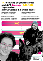 14. Workshop mit Ursi Gerhard & Barbara Berger: Gegenstandsrevier nach NPO (Wiederholung)